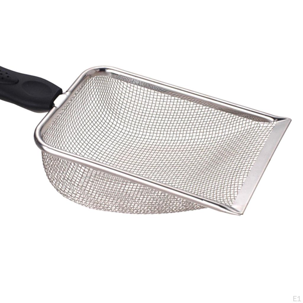 Очиститель совок для кошачьего туалета, инструмент для очистки, антипригарная угловая лопатка, просеивание