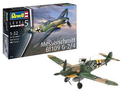Revell Немецкие ВВС Мессершмитт Пластиковый Набор Модели 03829 1/32 Bf109G-2/4
