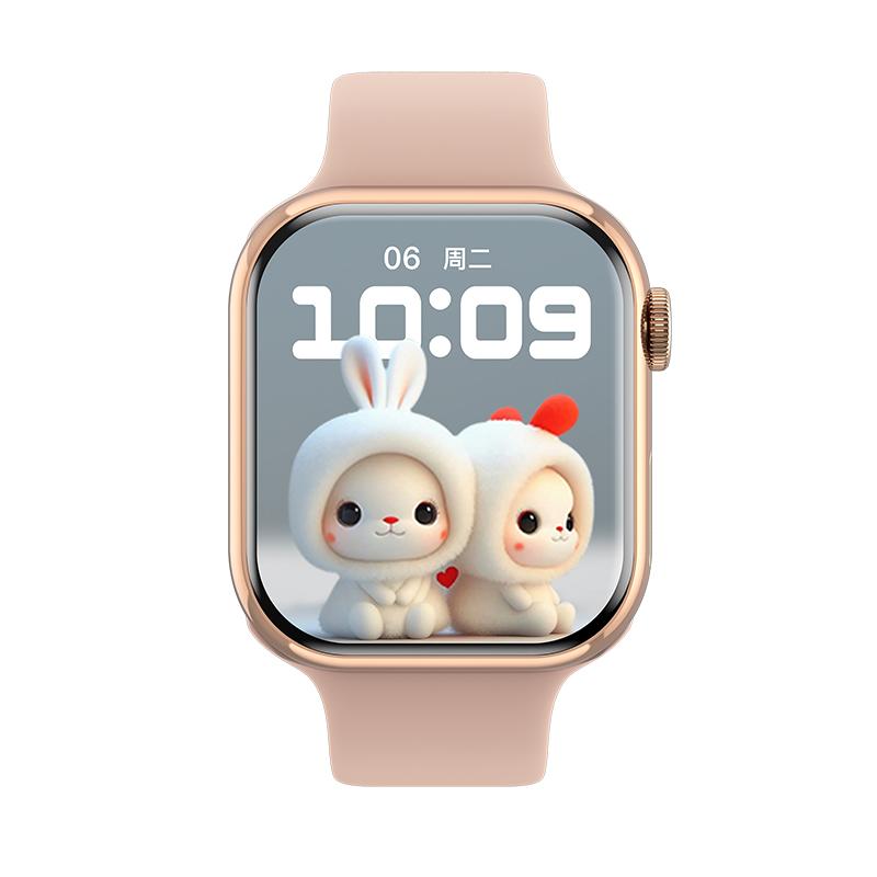 Новые умные часы для мужчин и женщин для Apple Series Watch 9, всегда отображающие температуру тела, BT Call NFC, умные часы для Apple Android