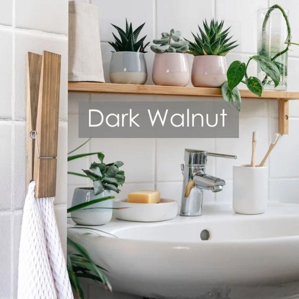 Крючок для ванной Гигантский зажим для полотенец Деревянная вешалка для полотенец Новая гигантская прищепка