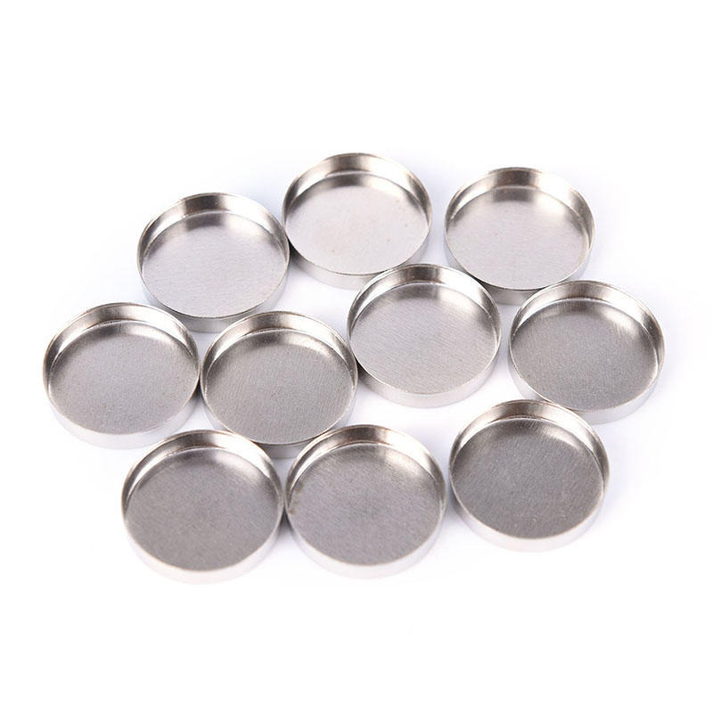 10 Empty Round 20Mm Tin Pans For Powder Eyeshadow Responsive To Magnets