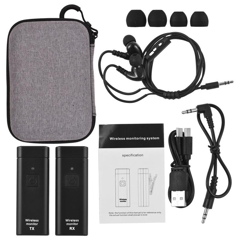 UHF Беспроводная система внутриканального монитора Профессиональная цифровая звуковая сцена вещания звуковая карта Открытый передатчик-приемник для певца