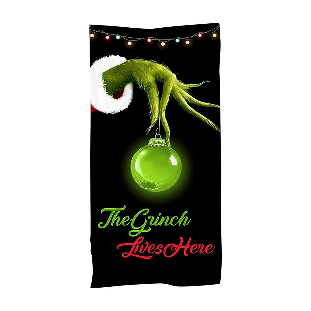 Пляжное полотенце Green Legend с принтом Зеленое пляжное банное полотенце