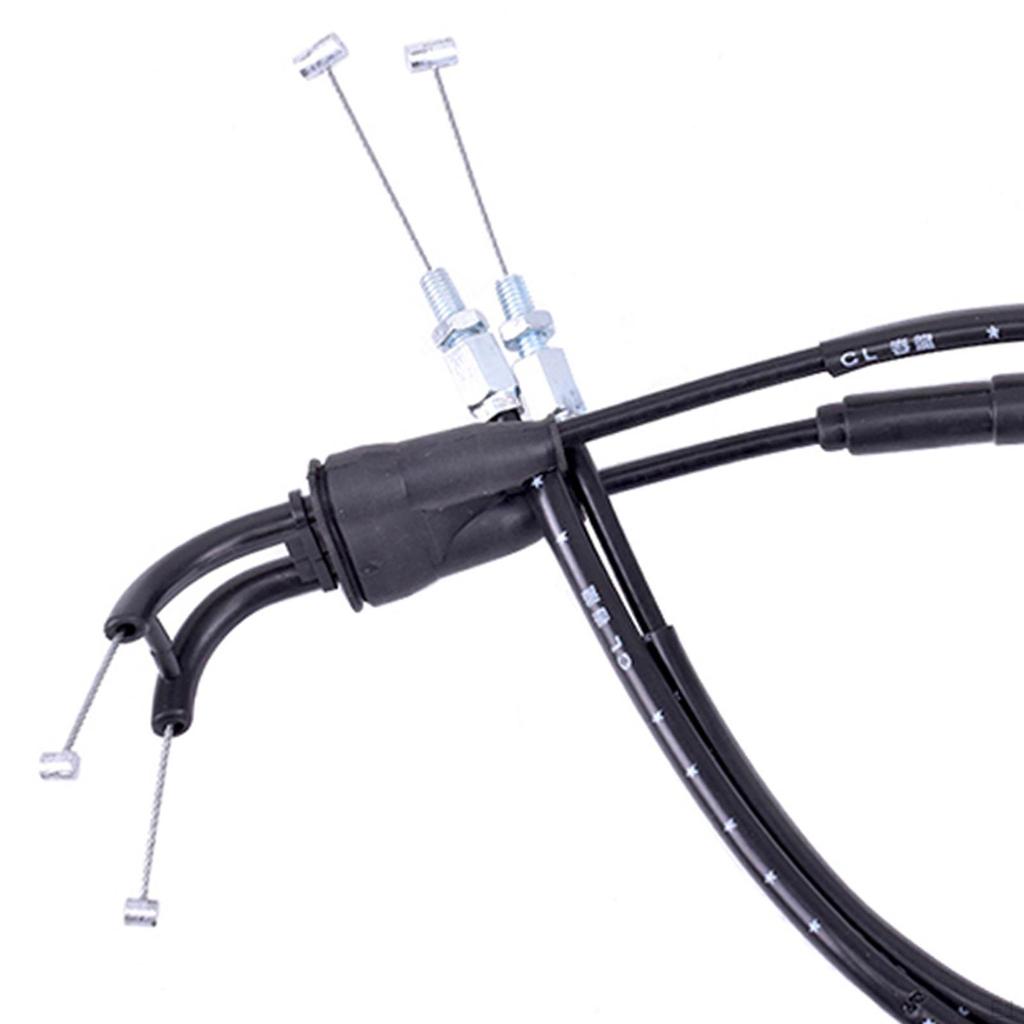 Мотоциклетный двухтактный трос дроссельной заслонки, простая установка, модификация стальной проволоки, прямая замена для