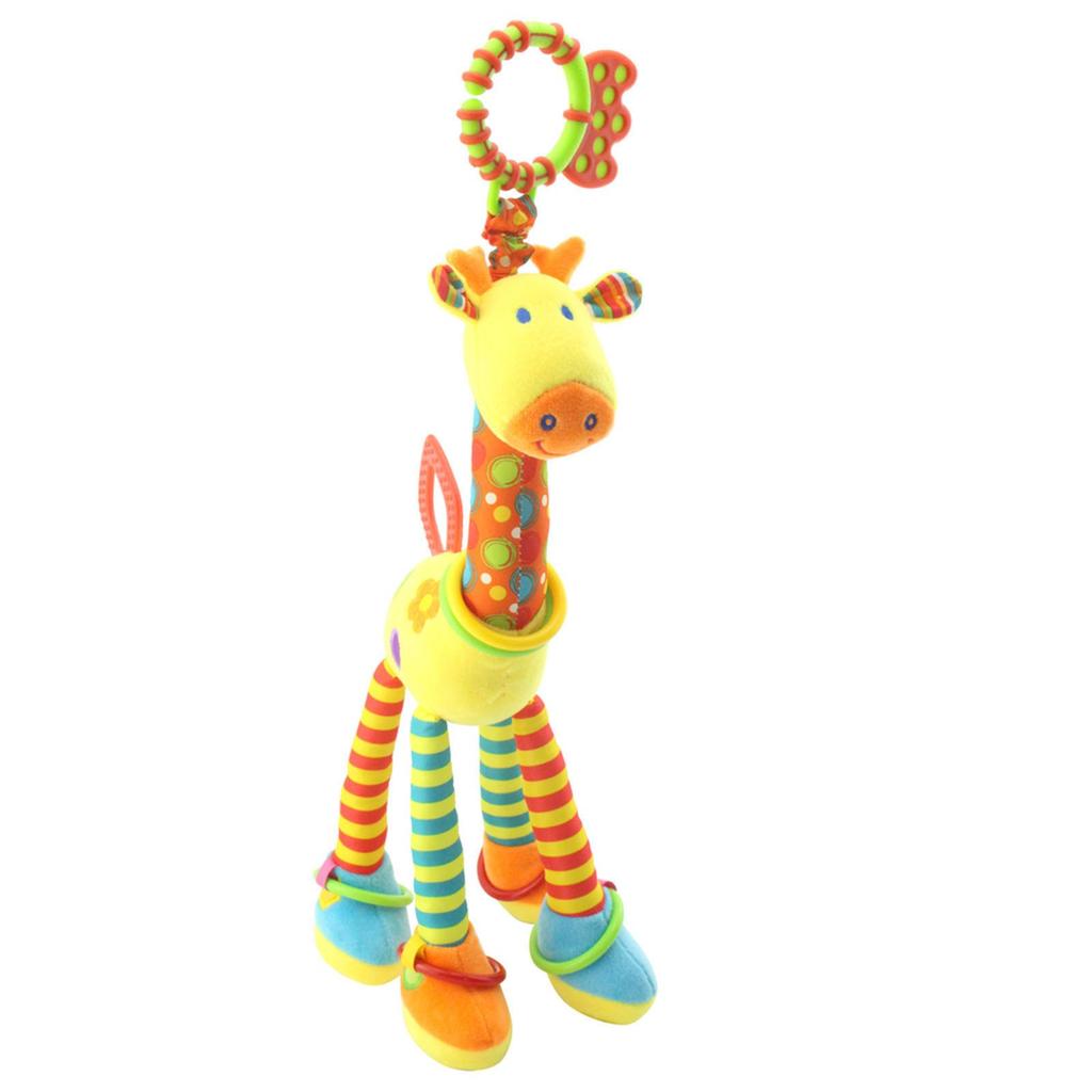 Детские плюшевые мультяшные животные игрушки для кроватки, подвесные детские коляски, висящие мягкие