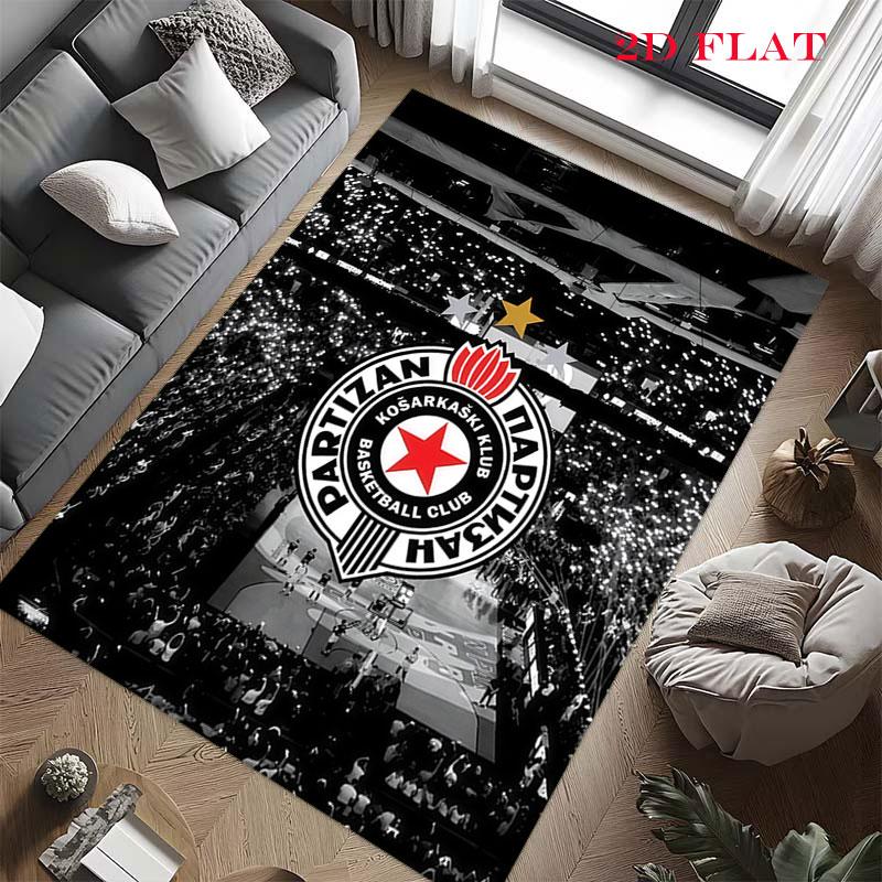 Partizan logo Carpet Rug for Living Room Bedroom Home Sofa Decoration,Kids play Nonslip Floor Mat