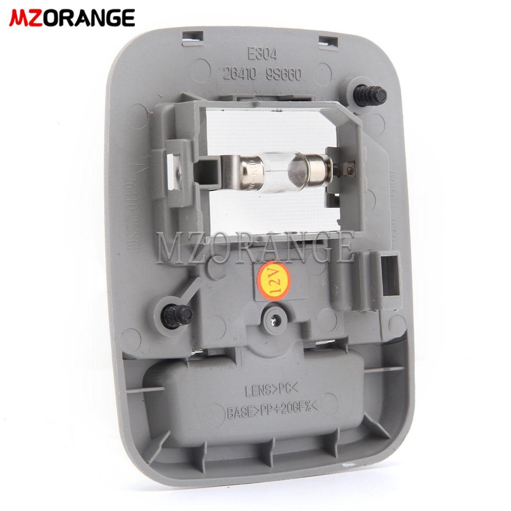 Car Rear Interior Reading Light For Nissan Paladin NV200 Inside Roof Ceiling Dome Lamp Accessories With Bulb Grey High Quality