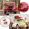 2 шт автомобильные 3D металлические наклейки с флагом США американские наклейки отделка тела эмблема аксессуары