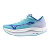 Wave Rebellion Flash 2 Running Shoes for Thick Blue X Blue X 2E Jogging, Marathon, Training, Sports, Lightweight, Resilient, Sole, Men's,