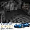 Кожаные коврики в багажник автомобиля для Lexus CT 2012-2017 Задний коврик-поддон в багажник Ковер Грязь