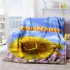 Biene Maja Customize Text Blanket Throw Personalized Blanket Soft & Cozy Versatile for Seaside Couch Sofa Home Decor Four Seasons Multipurpose