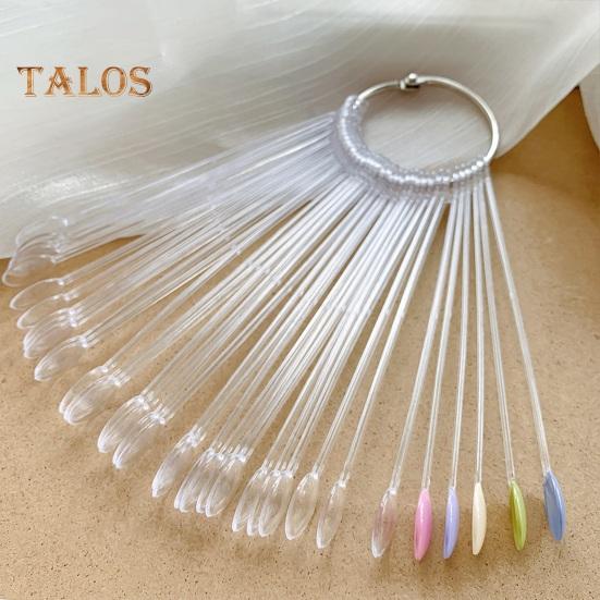 Подставка для демонстрации образцов ногтей, овальная, квадратная, с кольцом, сверхпрочная, самодельная, органайзер для накладных ногтей, держатель для демонстрации цветов ногтей