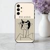 P-Picasso A-Abstract  P-Painting A-Art Phone Case For Samsung Galaxy A73,A72,A71,A70,A53,A52,A51,Soft Silicone Black Cover