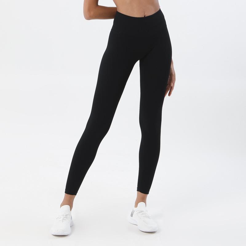 Seamless Yoga Pants for Women, Moisture-wicking Fitness Pants, Tight-fitting High-waisted Arm-lifting Trousers for Women