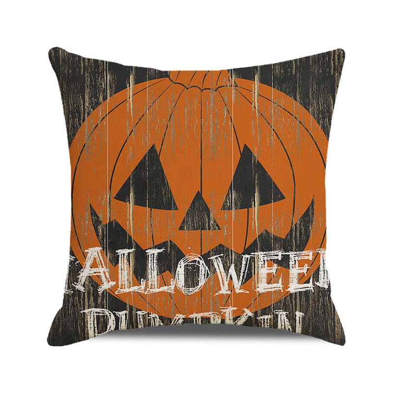 Хэллоуин тема ужас тыква летучая мышь принт узор наволочка дома гостиная диван украшения квадратный пледы наволочка