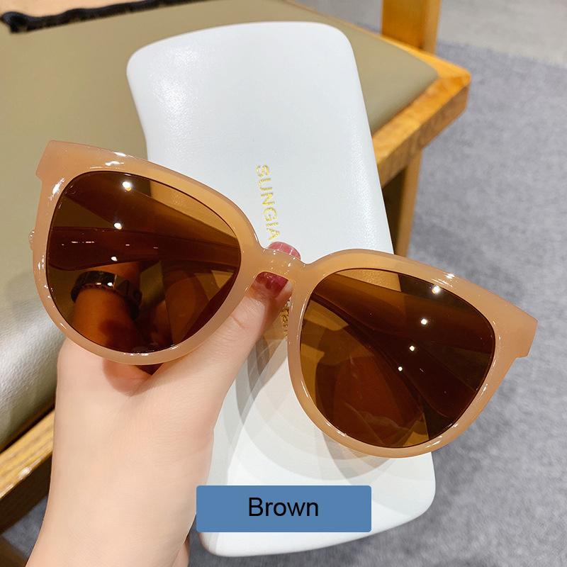 Fashion Cat Eye Sunglasses Woman Brand Designer Shades Retro Mirror Sun Glasses Female Clear Lens Vintage Gafas De Sol