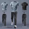 WEZHO Men's Quick-Dry Running Sportswear Set