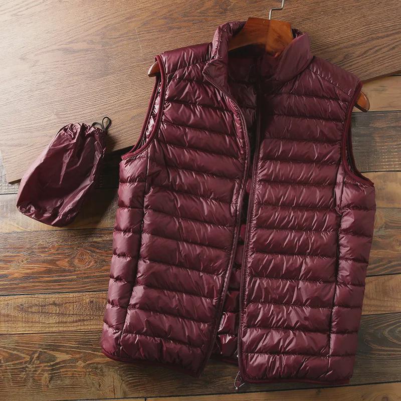 Men's Portable Clothing: Cut-Label Cotton Vest, Casual Warm Jacket