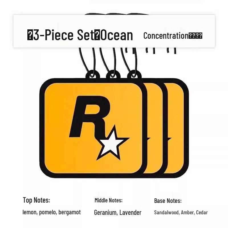 Карточная Звезда Буква R Долгоиграющий Ароматизатор Воздуха для Автомобиля с Эфирным Маслом Украшение