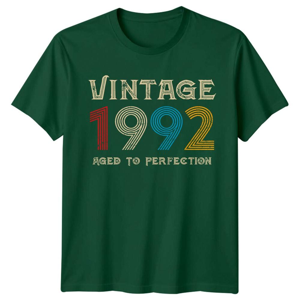 Vintage 1992 Unisexs T Shirt 34th Birthday Gift Aged To Perfection