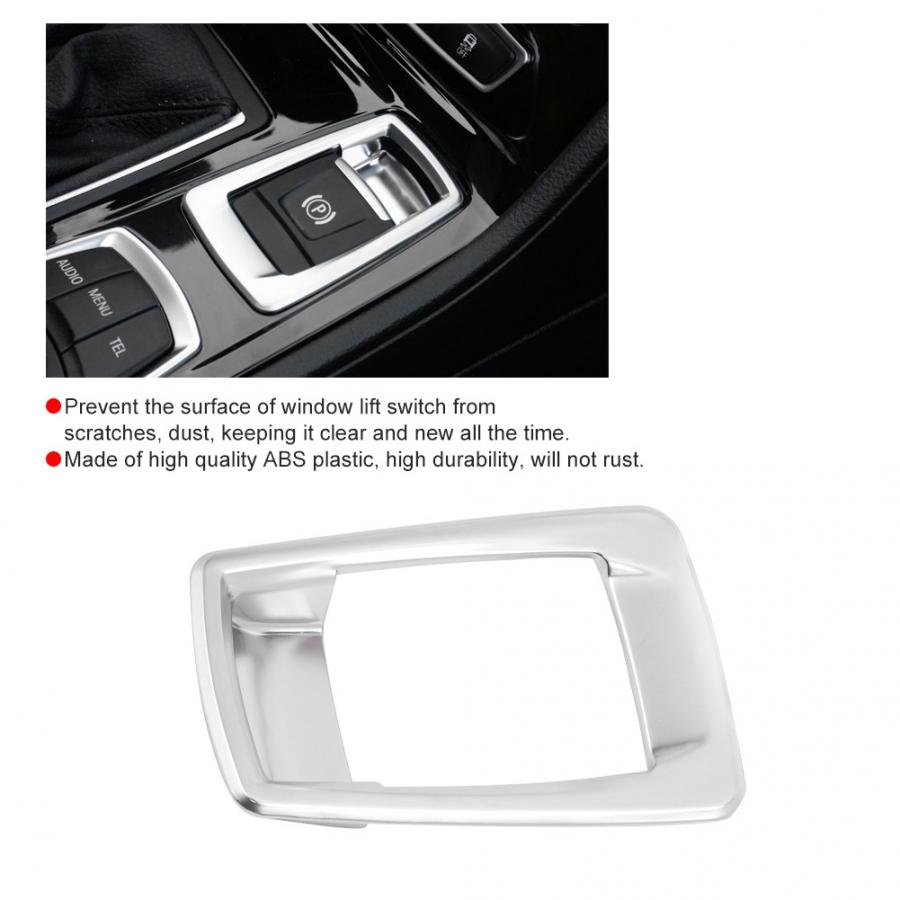 Автомобильная электронная крышка кнопки ручного тормоза, накладка, подходит для BMW 2 серии 218i Gran Tourer F45 F46 2015-2017 автомобиля