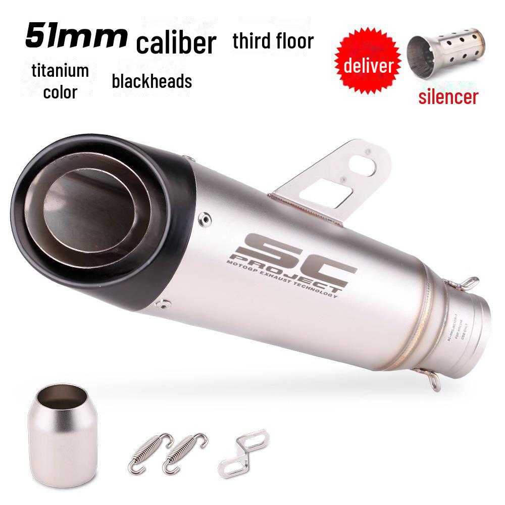 Ninja Z250/300/400 MT0709 R25/R3/R6 Street SC 2/3-Layer Motorcycle Exhaust Pipe