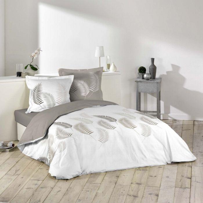 Housse De Couette 240 X 220 Cm + 2 Taies – Coton 57 Fils – Imprimé Goyave