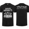 2025 Fashion Tee Men T Shirt Double-sided Amon Shieldwall Black By Amarth Oversized T-shirt Graphic Youth Cloth Streetwear