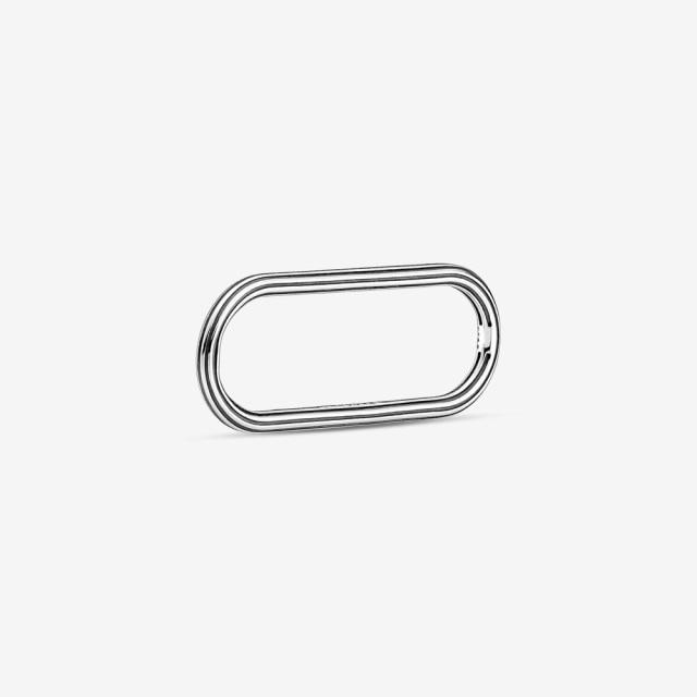 925 стерлингового серебра New Me кольцо бусина круглый соединитель шарм двойной Fit Me звено цепи жемчуг браслет ювелирные изделия