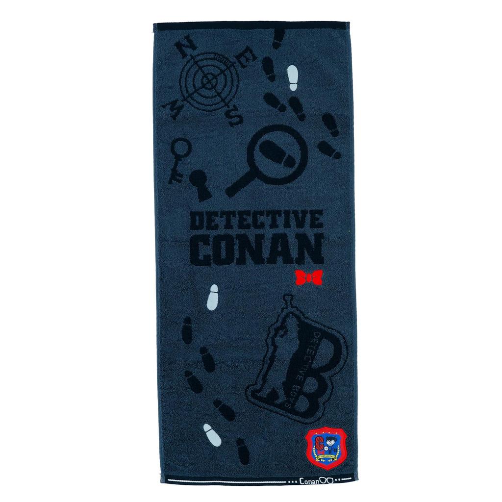 Marushin Face Detective Conan Truth Antibacterial and Perfect As a 4855012400 Towel, Road, 100% Cotton, Deodorizing, Gift,