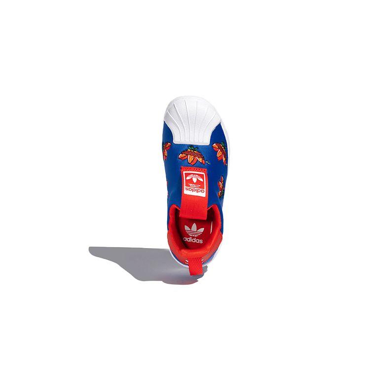 adidas Детские кроссовки Superstar 360 C Royal Blue, белая FY2510