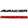 QLN2 Honda Avancier 3D Metal Car Sticker Side Fender Badge Styling Rear Trunk Emblem Decals 2015-2025 Exterior Accessories