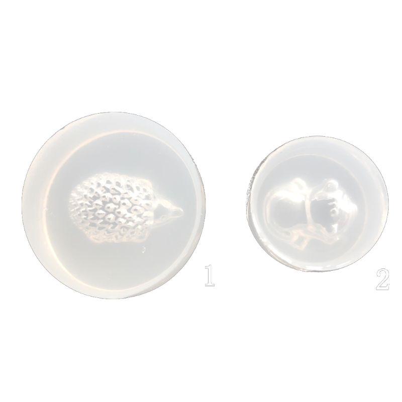 Форма для DIY-украшений Подходит для ювелирных изделий Силиконовые формы для смолы Включая Ежика Собаку Поделки Форма для подвесок Изготовление ювелирных изделий