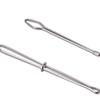 2Pcs Stainless Steel Cited Clips Elastic Belt Wearing Rope Weaving Tool Wrap Rope Sewing Accessories