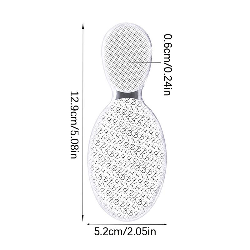 Двусторонняя пилка для ног Nano Glass, средство для удаления омертвевших клеток кожи, отшелушивающее средство для ухода за ногами во время педикюра