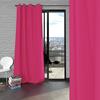 Blackout Curtain - 140x260cm - 100% Polyester - 8 Metal Eyelets - Pink