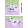 Spring and Autumn Children's Board Shoes Boy's Rainbow Shoes Girl's Small White Shoes Waterproof Leather Top Children's Casual Shoes Soft Soled