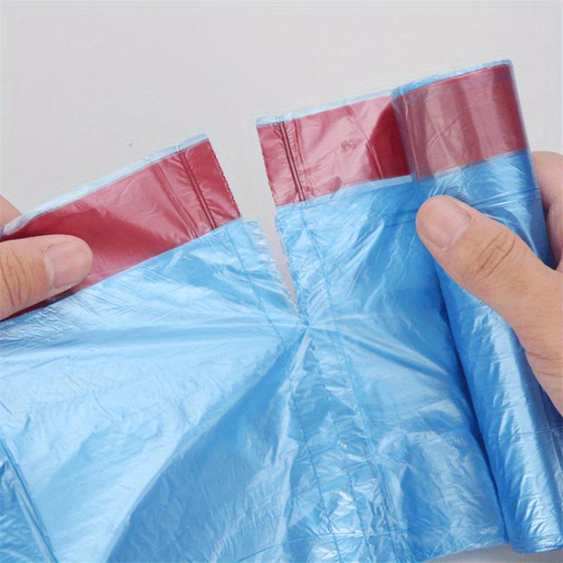 Extra Thick Drawstring Trash Bags - Colorful, Self-Sealing Disposable Garbage Liners for Kitchen, Bedroom, Bathroom & Living Room Cleaning