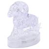 Crystal Puzzle, Exquisite 3D Crystal Puzzle with Colorful Lights, Perfect for Holiday Parties and Family Gatherings (Aries)