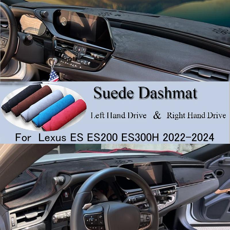 Для Lexus ES ES200 ES300H ES350 2024 Замша Кожаная Накладка на Панель Приборов Коврик на Панель Приборов Чехол Накладка на Приборную Панель Нескользящий Ковер Автоаксессуары