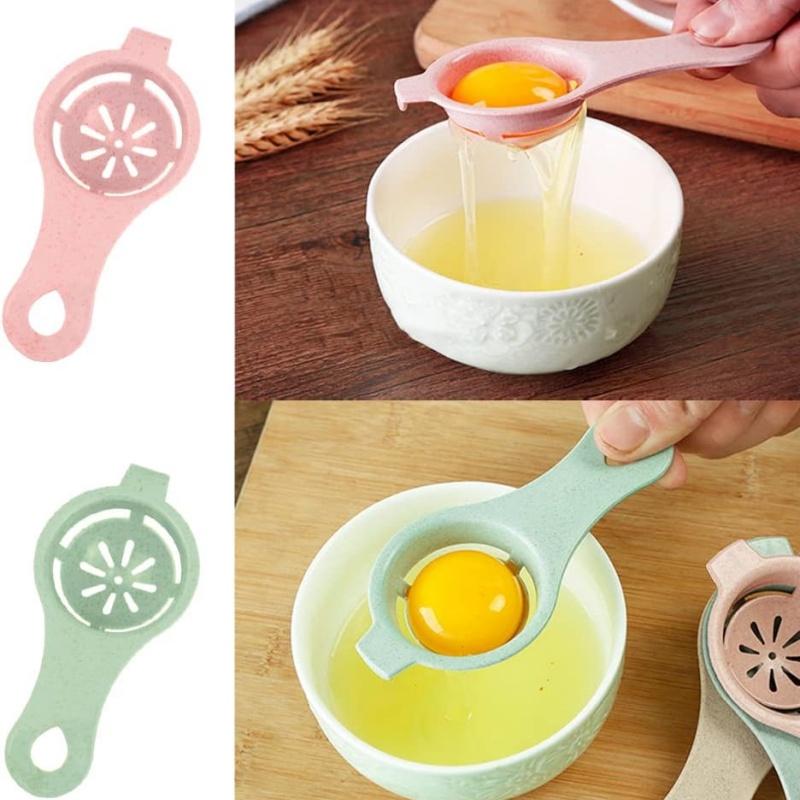 1PC Egg Yolk Separator Divider Plastic Convenient Household Eggs Tool Separates Sieve Cooking Baking Tool Kitchen Accessories