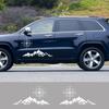 Автомобильная наклейка графика горный компас комплект декоративная наклейка для Jeep Rubicon Renegade Wrangler Kia Ford виниловая крышка автоаксессуары