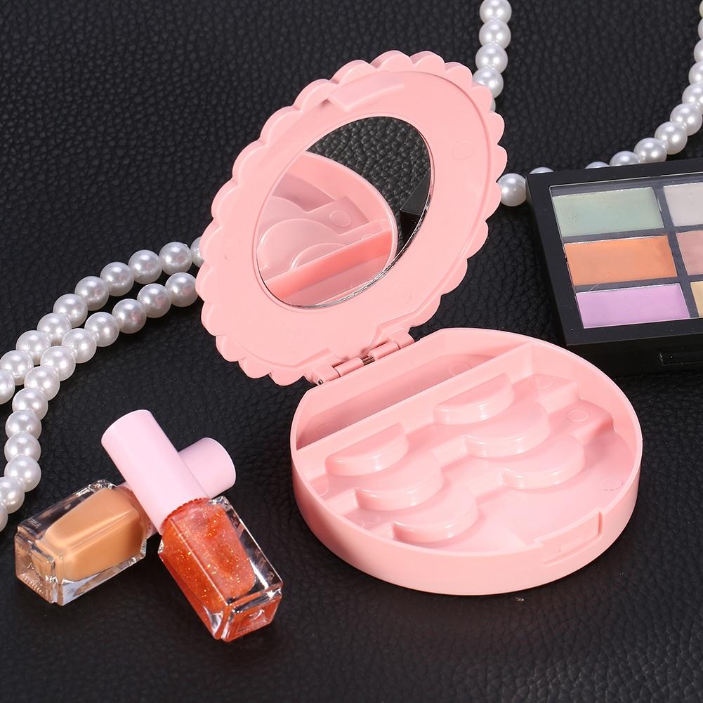 1 шт., дорожный переносной чехол для хранения накладных ресниц в форме цветка, органайзер, коробка для переноски накладных ресниц