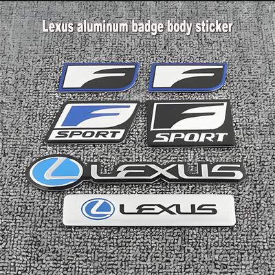 3D Металлические Наклейки Наклейка На Кузов Багажник Автомобиля Для F SPORT GS GX IS LS LX CT LC RC LBX NX RX 350h 450h UX 300e GX460 Ct200h IS250