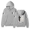 Attack On Titan Hoodie Anime Hoodies Plus Size Sweatshirts Cosplay Pullovers Loose Streetwear Winter Warm Mens Clothes Womens
