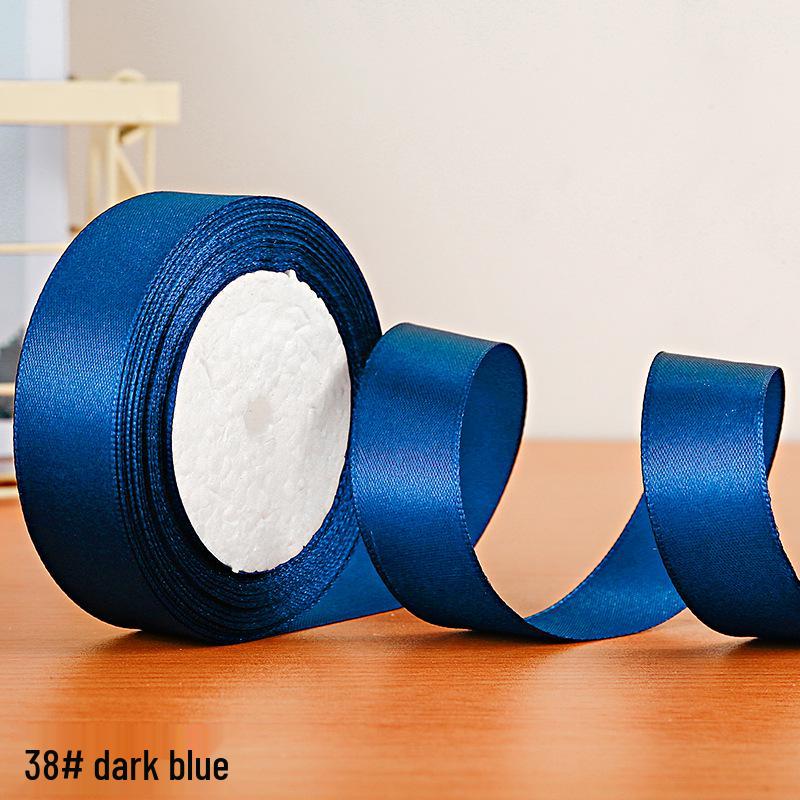 Полиэстеровая атласная лента 2,5 см для подарочной коробки и аксессуаров для волос