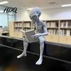Крутая фигурка инопланетянина 3D-печать Декорация для чтения Креативная Сидящая Уникальная Скульптура Скульптура
