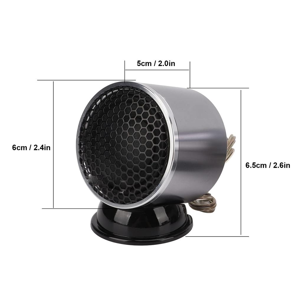 FEIP Car Mid-Range Speaker, Car Loudspeaker HIFI Technology Low Loss Treble Crossover Pure Sound for Car Modification