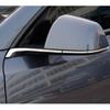 Хромированная сталь Накладка-декор на боковое зеркало заднего вида для Tesla Model Y 2020-2023