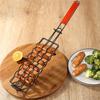 1pcs Grill Basket Non-Stick BBQ Grilling Tool For Hot Dog Vegetable Meat Steak Shrimp Holder Outdoor Camping Cooking Accessories